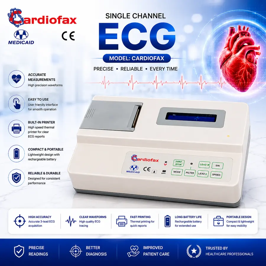 Single Channel Ecg Machine